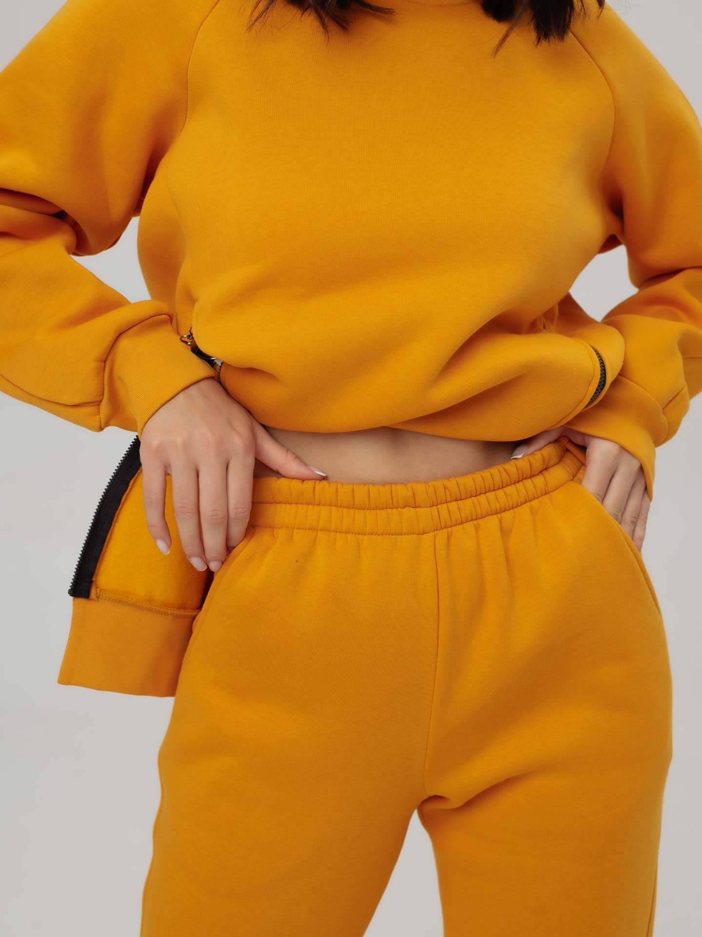 Брюки с подрезами (начес)