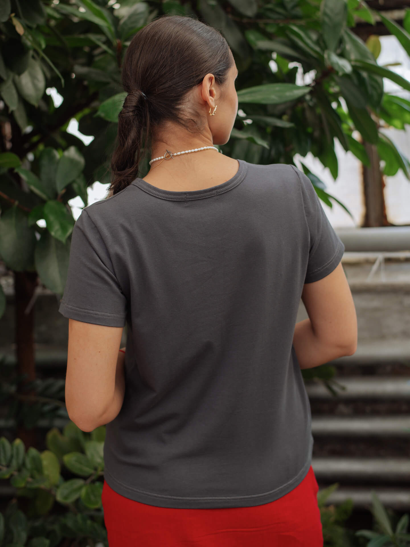 Футболка прямая с принтом