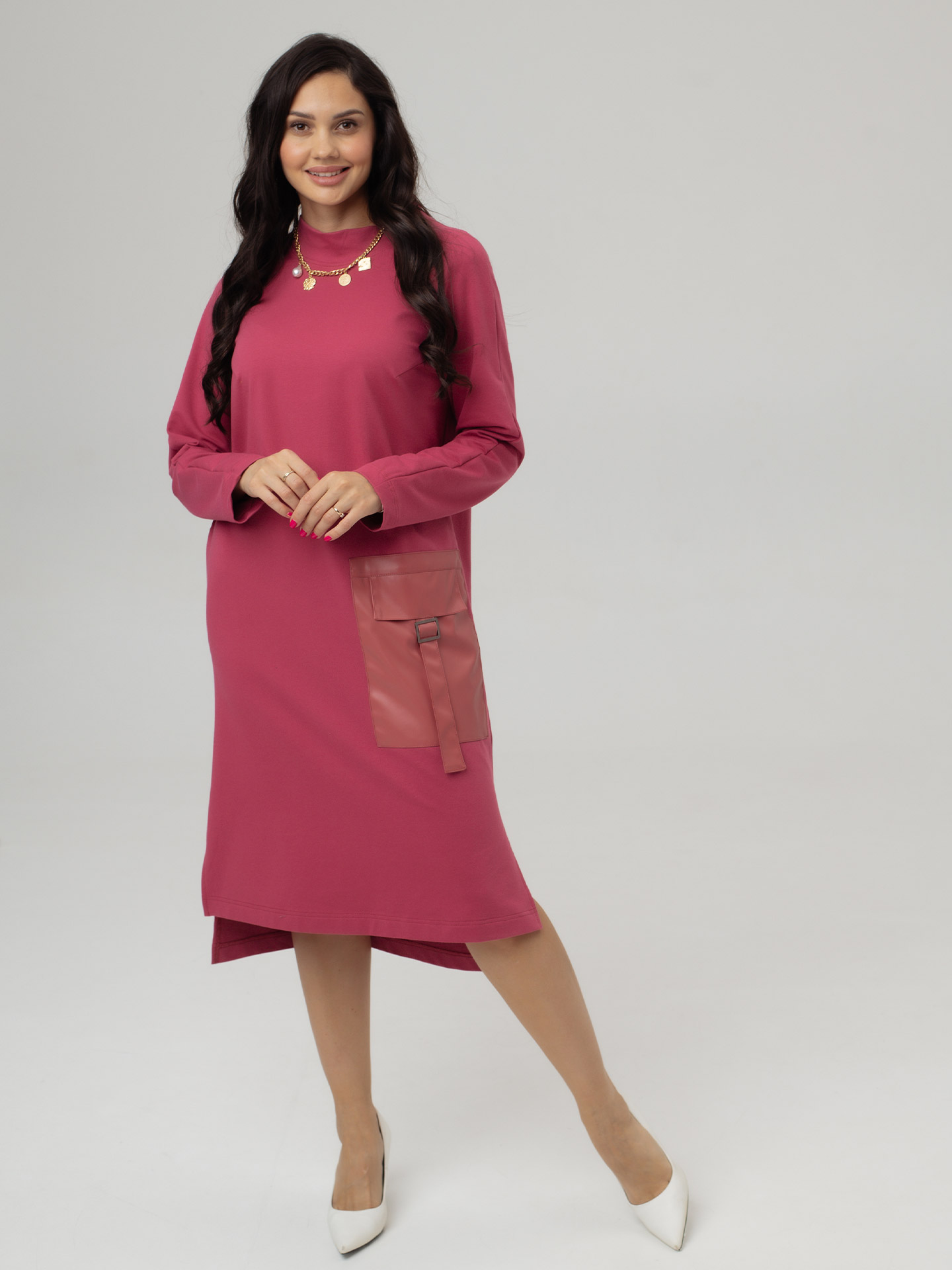 Платье с карманом