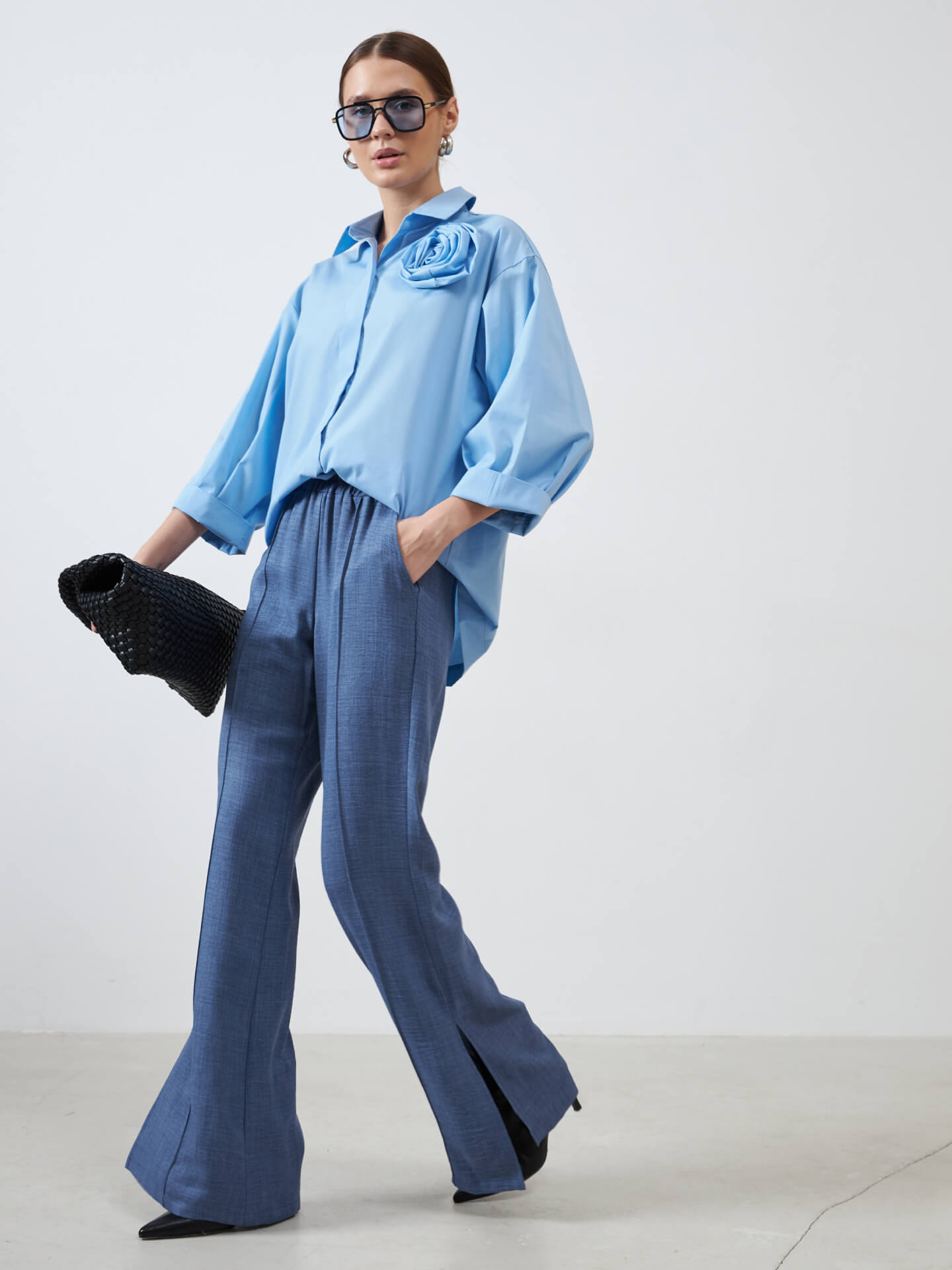 Брюки с разрезами