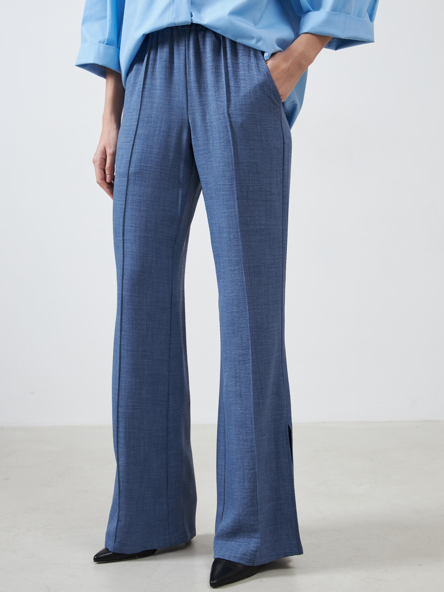 Брюки с разрезами