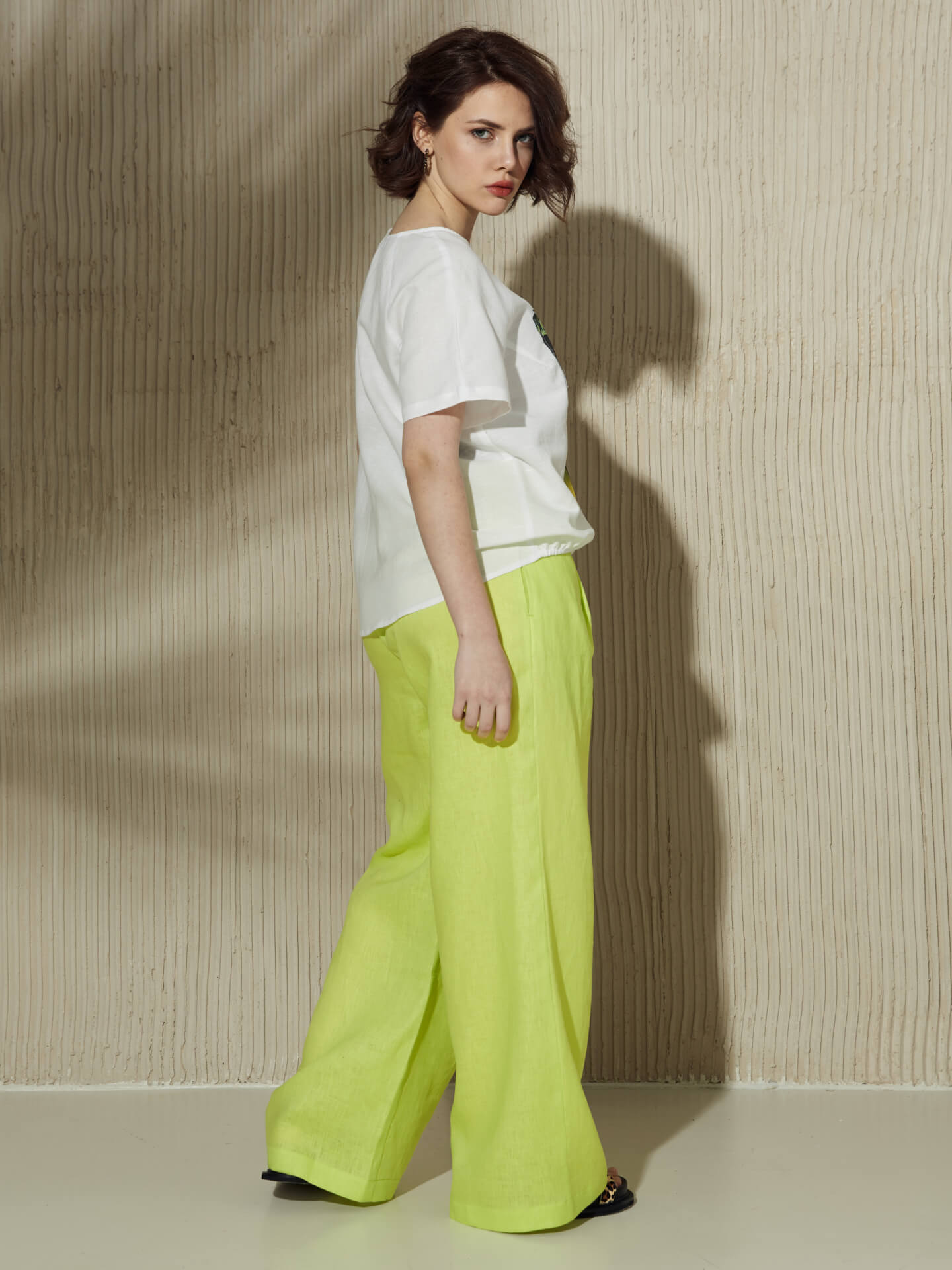 Брюки с брендированной резинкой