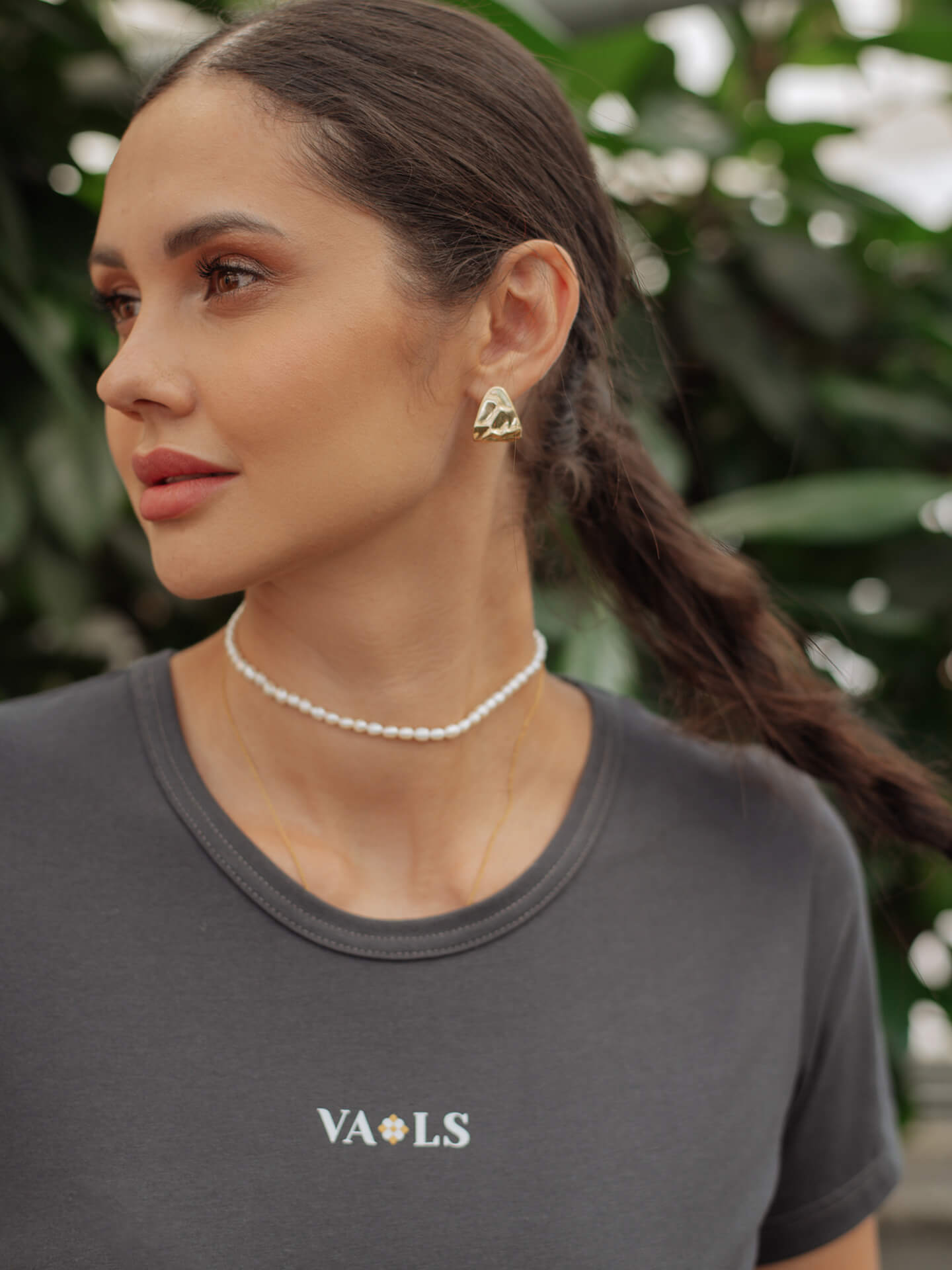 Футболка прямая с принтом