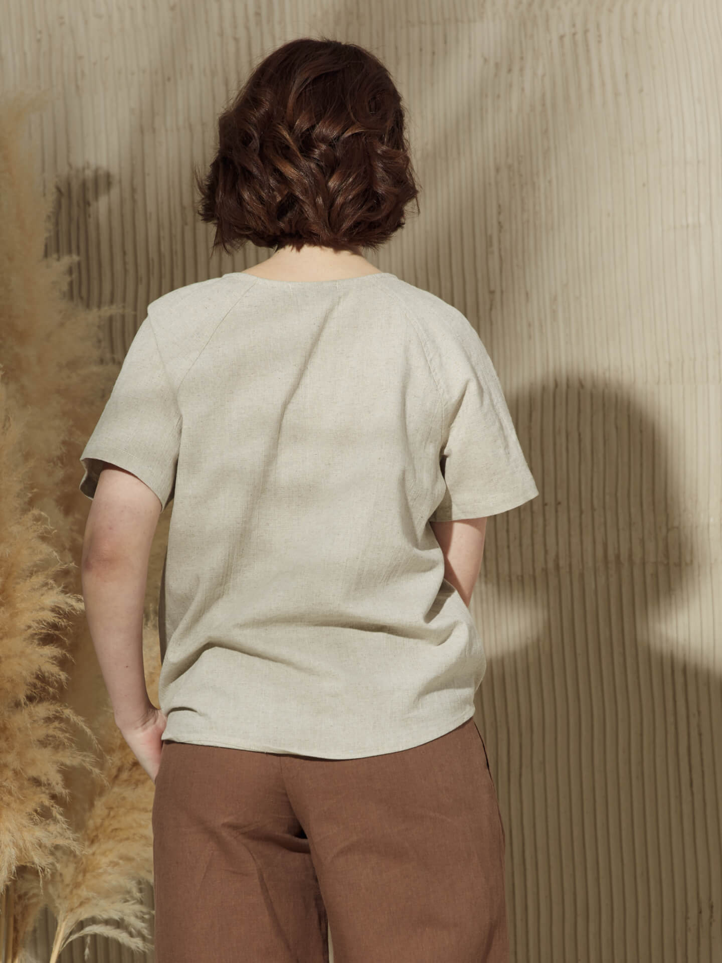 Блуза с принтом "OYM"